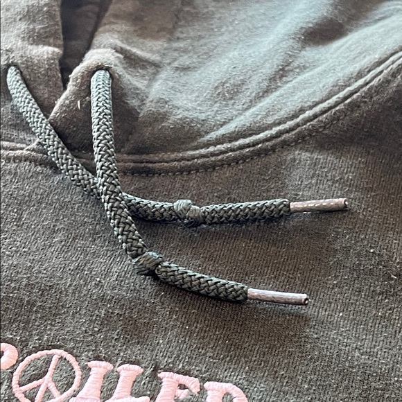 Gildan Forest Green Hoodie with 'Protect Your Peace' Graphic - Picture 4 of 5